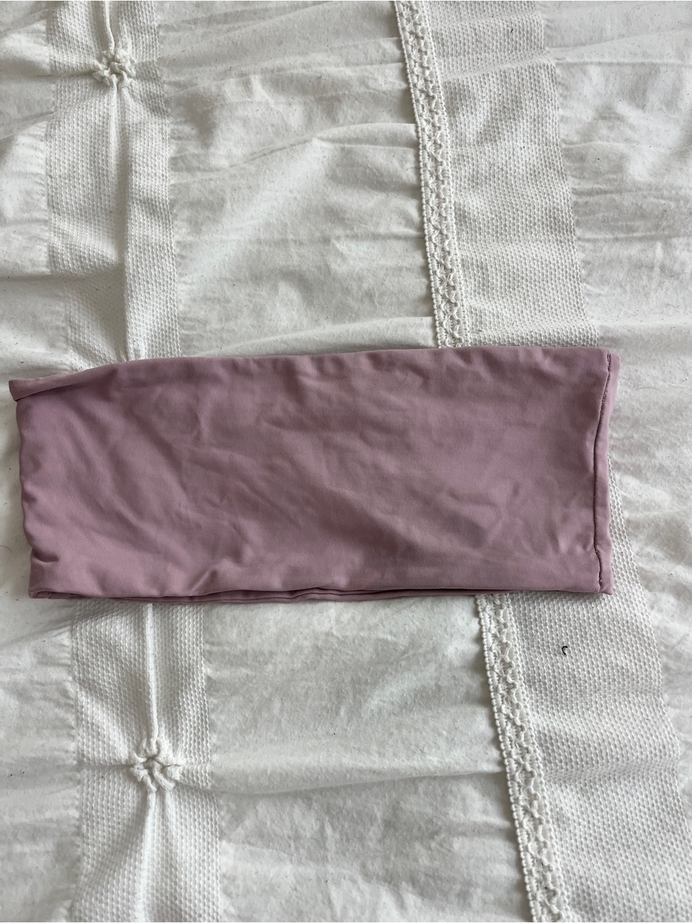 Lilac Strapless Bandeau Topshop